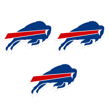 Buffalo Bills Auto Decal 3 Pack