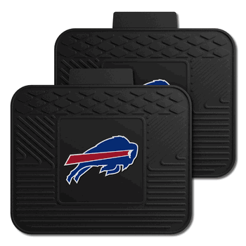 Buffalo Bills Back Seat Car Utility Mats - 2 Piece Set