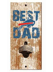 Buffalo Bills Best Dad Bottle Opener  Wood Sign