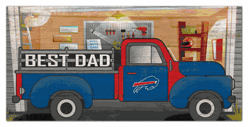 Buffalo Bills Best Dad Truck 6x12 Sign