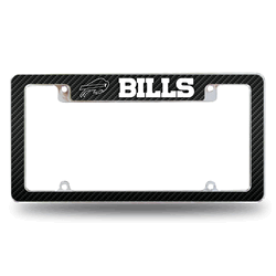 Buffalo Bills Black 12" x 6" Chrome All Over Automotive License Plate Frame