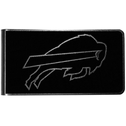 Buffalo Bills Black and Steel Money Clip
