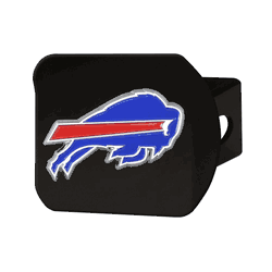 Buffalo Bills Black Metal Hitch Cover - 3D Color Emblem