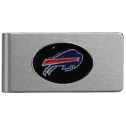 Buffalo Bills Brushed Metal Money Clip