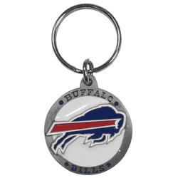 Buffalo Bills Carved Metal Key Chain