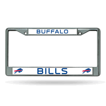 Buffalo Bills Standard Chrome Frame with Plastic Inserts 12