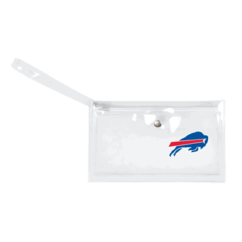 Buffalo Bills Clear Ticket Wristlet
