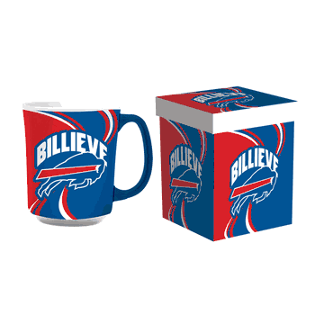 Buffalo Bills Coffee Mug 14oz Ceramic with Matching Box
