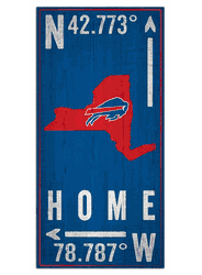 Buffalo Bills Coordinate 6x12 Sign