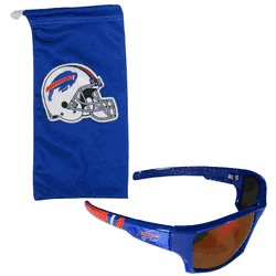 Buffalo Bills Edge Wrap Sunglass and Bag Set