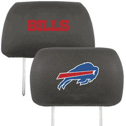 Buffalo Bills Embroidered Head Rest Cover Set - 2 Pieces