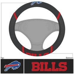 Buffalo Bills Embroidered Steering Wheel Cover