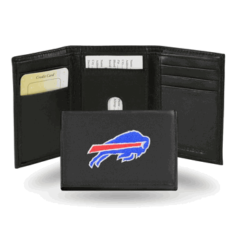 Buffalo Bills  Embroidered Tri-fold Wallet