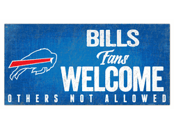 Buffalo Bills Fans Welcome Sign