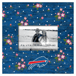 Buffalo Bills Floral 10x10 Frame