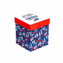 Buffalo Bills Glass 17oz Wine Stemless Boxed