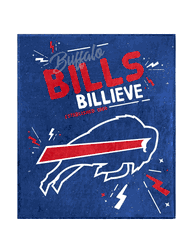 Buffalo Bills HSN Plush Throw 60x70