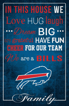 Buffalo Bills In This House 17x26