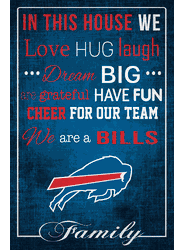Buffalo Bills In This House 17x26