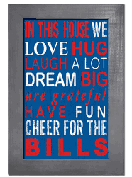 Buffalo Bills In This House Sign