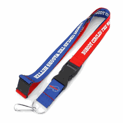Buffalo Bills Lanyard Breakaway Style Slogan Design