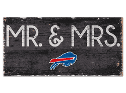 Buffalo Bills Mr & Mrs Sign