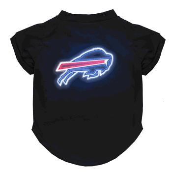 Buffalo Bills Neon Pet T-Shirt, Large