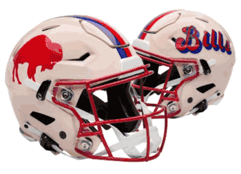 Buffalo Bills NFL Full Size SPEEDFLEX Authentic Speed Football Helmet RETRO