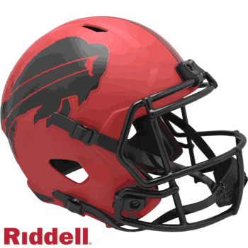 Buffalo Bills NFL Helmet Riddell Replica Full Size Speed Style Rave Alternate RAVE