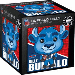 Buffalo Bills NFL Mascot 100 Piece Square Puzzle