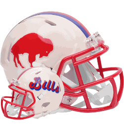 Buffalo Bills NFL Mini Speed Football Helmet RETRO