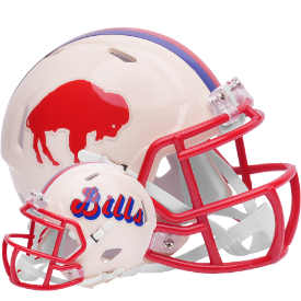 Buffalo Bills NFL Mini Speed Football Helmet RETRO