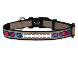 Buffalo Bills Pet Collar Reflective Football Size Toy