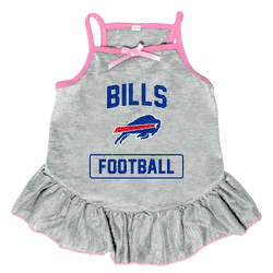 Buffalo Bills Pet Dress Grey Type XLarge