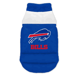 Buffalo Bills Pet Parka Puff Vest Medium