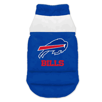 Buffalo Bills Pet Parka Puff Vest Small