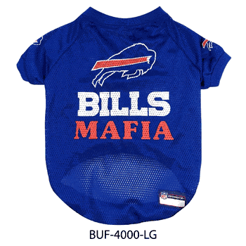 Buffalo Bills Pet Raglan Jersey Large