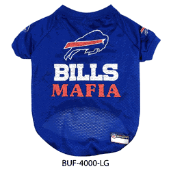 Buffalo Bills Pet Raglan Jersey Large