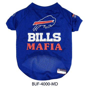 Buffalo Bills Pet Raglan Jersey - Medium