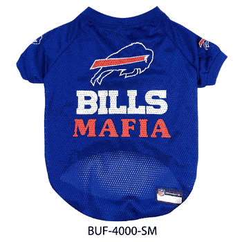 Buffalo Bills Pet Raglan Jersey Small