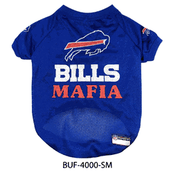Buffalo Bills Pet Raglan Jersey Small