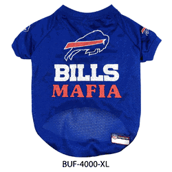 Buffalo Bills Pet Raglan Jersey X-Large