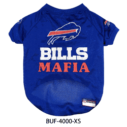 Buffalo Bills Pet Raglan Jersey X-Small