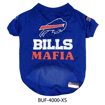 Buffalo Bills Pet Raglan Jersey X-Small