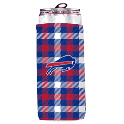 Buffalo Bills Plaid Insulated Slim Can Sleeve