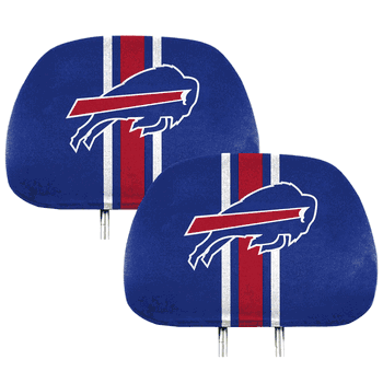 Buffalo Bills Printed Head Rest Cover Set - 2 Pieces