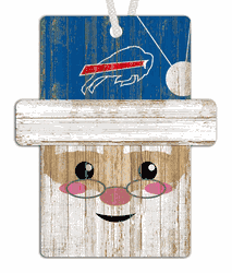 Buffalo Bills Santa Ornament