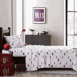 Buffalo Bills Scatter Bedding Sheet Set Twin