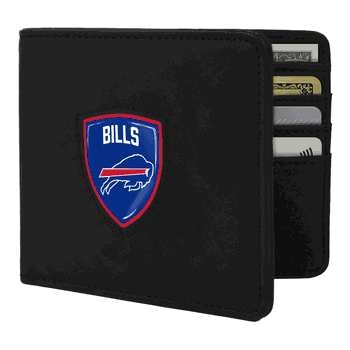 Buffalo Bills Shield Wallet - Black