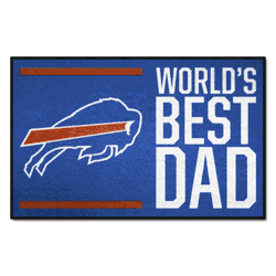 Buffalo Bills Starter Mat Accent Rug - 19in. x 30in. World's Best Dad Starter Mat